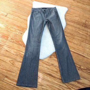 Joe's Jeans Gray Low Rise Rocker Fit Boot Cut Jeans